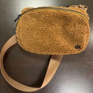 Lululemon Brown Sherpa Everywhere Belt Bag